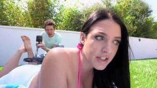 Treasure's hunter Markus found the butt plug in Angela White's ass - Porn Movies - 3Movs